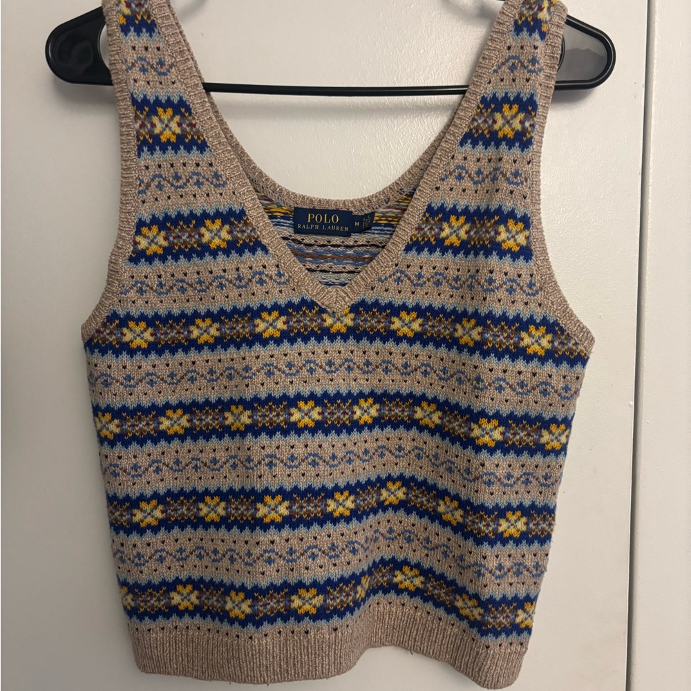 Ralph Lauren Multicolor Knit Tank